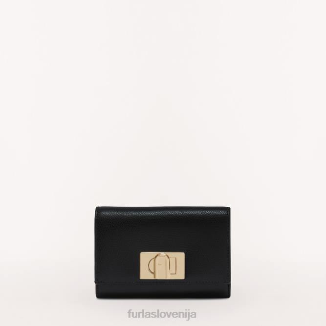 1927 kompaktna denarnica m nero Furla ženske 288D190 dodatki