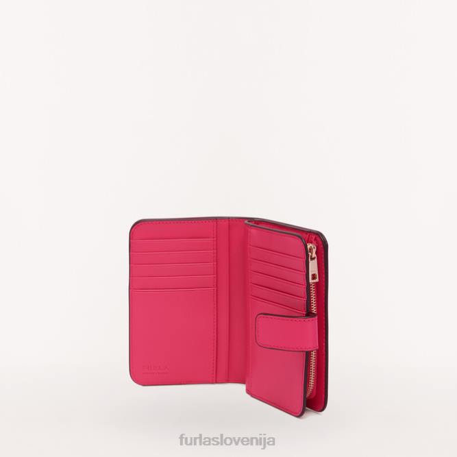 kamelija kompaktna denarnica m pop roza Furla ženske 288D188 dodatki