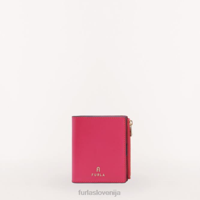 kompaktna denarnica camelia s pop roza Furla ženske 288D182 dodatki