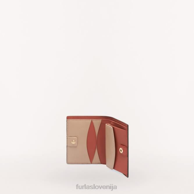 luna kompaktna denarnica s cannella/cameo notr. Furla ženske 288D173 dodatki
