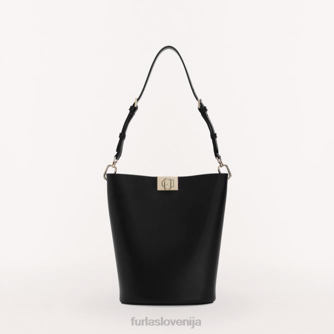 mini vrečka fleur bucket bag nero Furla ženske 288D110 dodatki