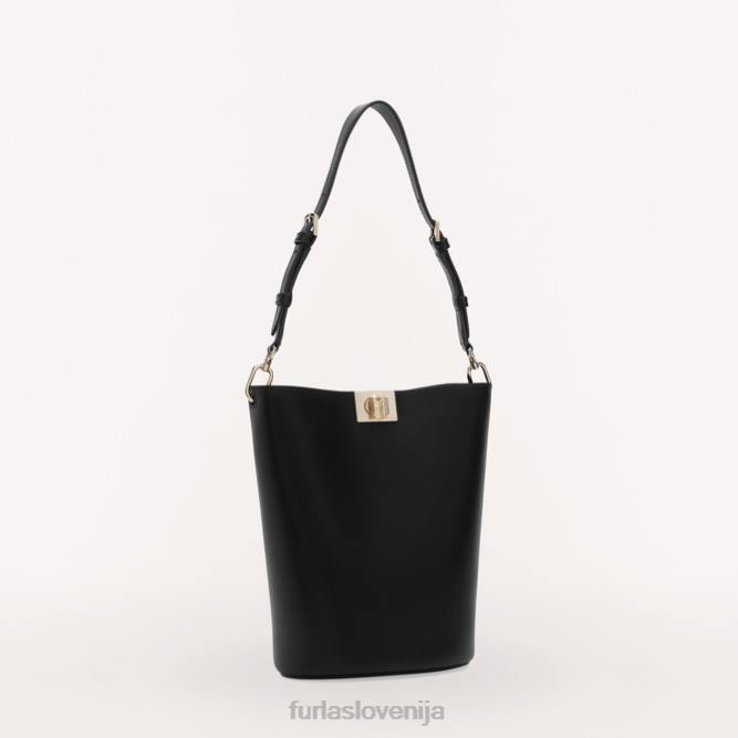 mini vrečka fleur bucket bag nero Furla ženske 288D110 dodatki