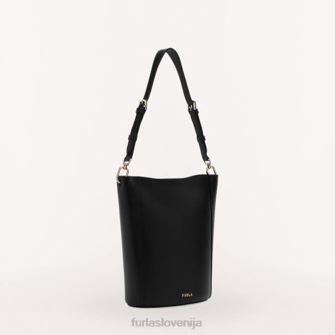 mini vrečka fleur bucket bag nero Furla ženske 288D110 dodatki