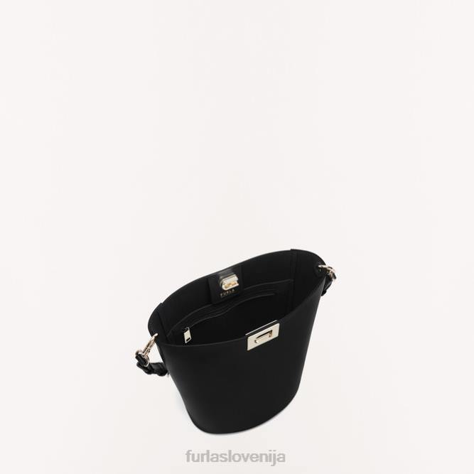 mini vrečka fleur bucket bag nero Furla ženske 288D110 dodatki