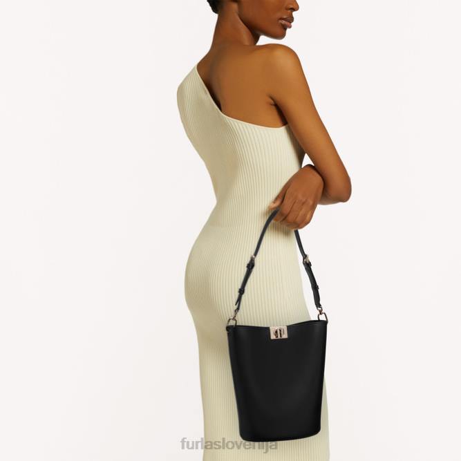 mini vrečka fleur bucket bag nero Furla ženske 288D110 dodatki