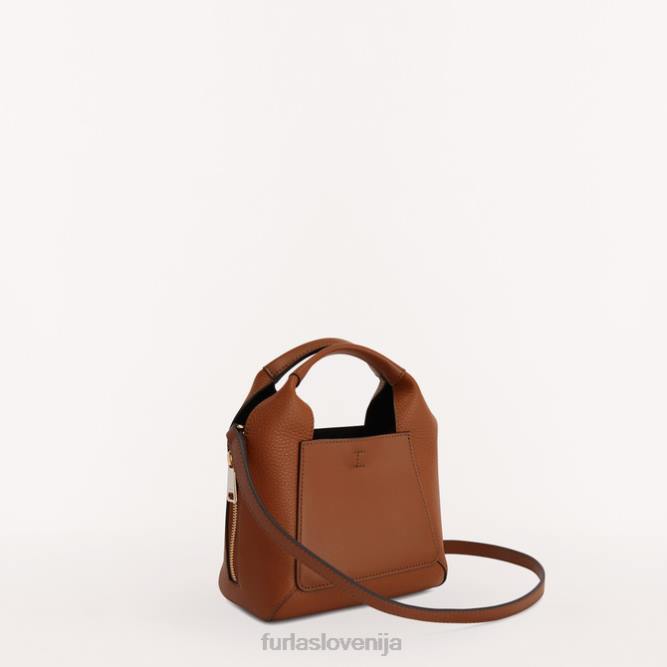 mini torbica gilda konjak h/nero Furla ženske 288D57 dodatki