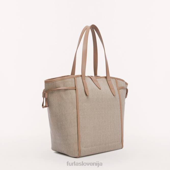 mrežasta torba l toni greige Furla ženske 288D21 dodatki