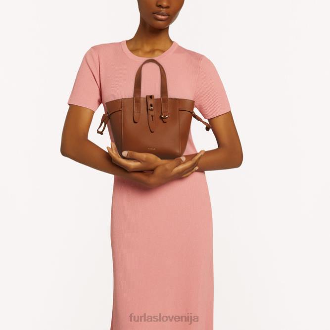 net tote mini konjak h Furla ženske 288D48 dodatki