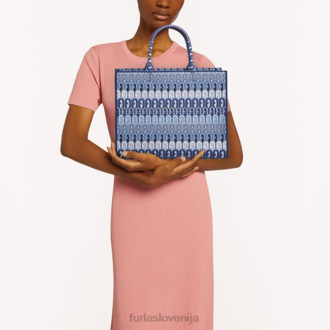 priložnost tote l toni modri denim Furla ženske 288D8 dodatki