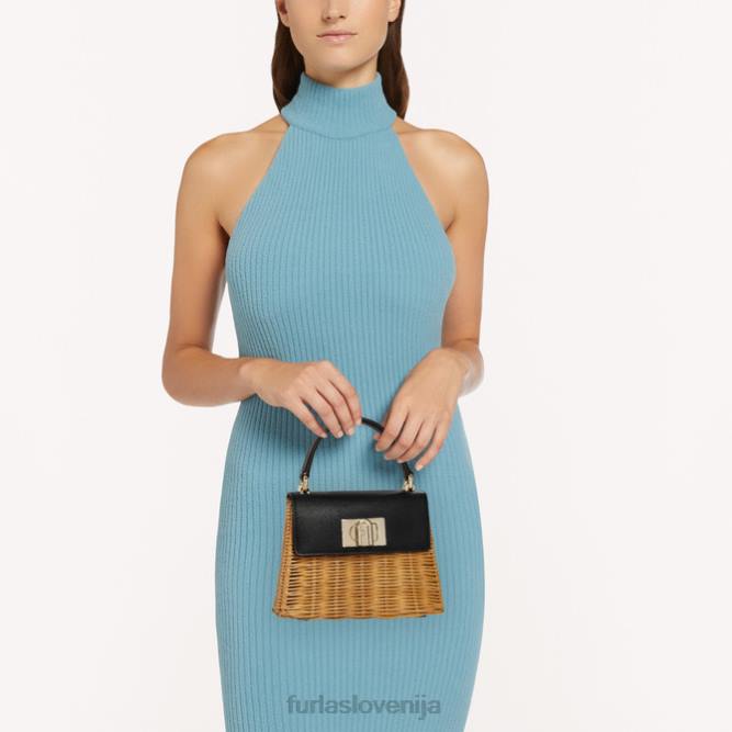 1927 zgornji ročaj mini nero Furla ženske 288D105 dodatki