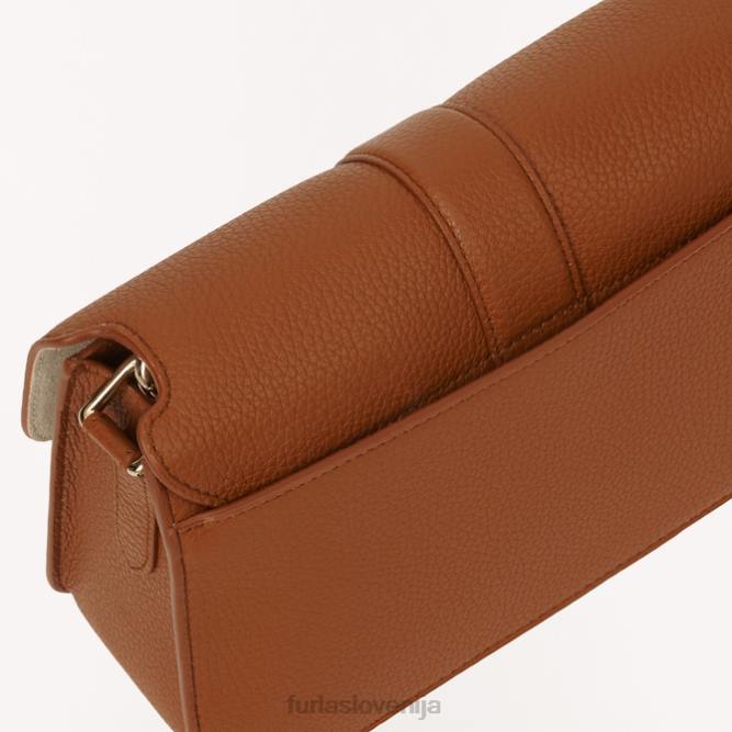 sofia zrnat zgornji ročaj s konjak h Furla ženske 288D118 dodatki