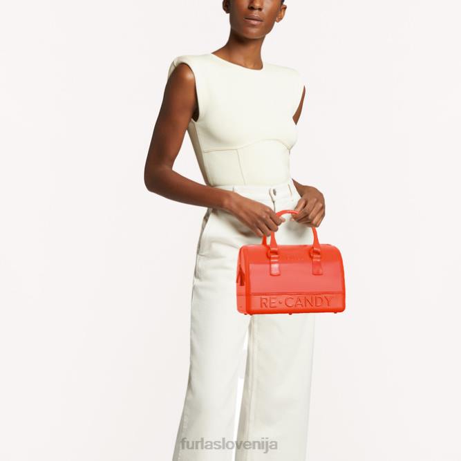 vrečka candy boston s mandarina Furla ženske 288D126 dodatki